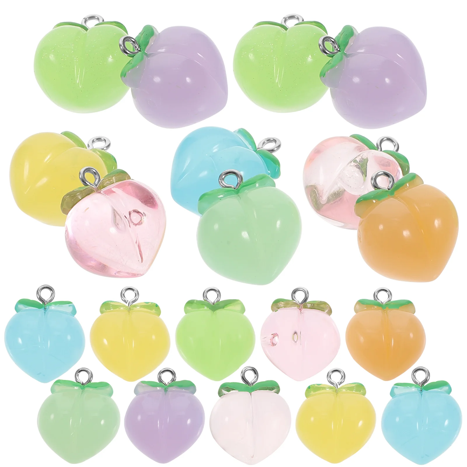 20 Pcs Candy Color Fruit Pendant Resin Charms for Jewelry Making Bracelet Earrings Crafting Decorations Gifts Festivals
20 Pcs Candy Color Fruit Pendant Resin Charms for Jewelry Making Bracelet Earrings Crafting Decorations Gifts Festivals