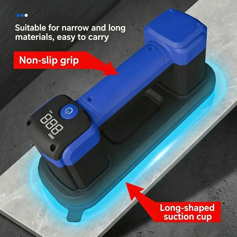 200KG Mini Narrow Strip Suction Cup 2400mAh Electric Powerful Heavy-Duty Automatic Air Pressure Replenishment Vacuum Suction Cup
200KG Mini Narrow Strip Suction Cup 2400mAh Electric Powerful Heavy-Duty Automatic Air Pressure Replenishment Vacuum Suction Cup