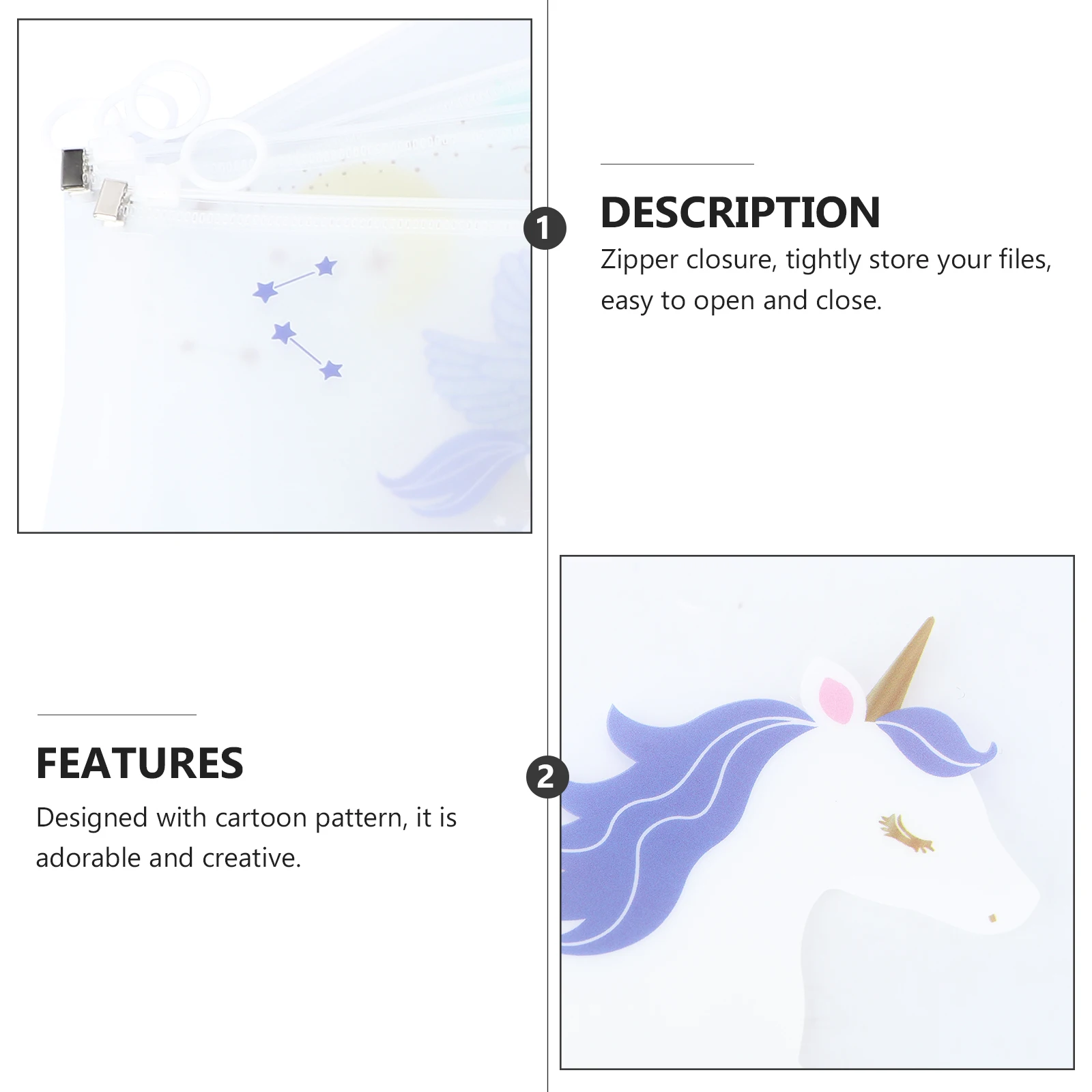 4Pcs Transparent File Pockets Reusable Document Bags for School Kids Fashionable Cartoon Pattern Organized Paper Storage
4Pcs Transparent File Pockets Reusable Document Bags for School Kids Fashionable Cartoon Pattern Organized Paper Storage