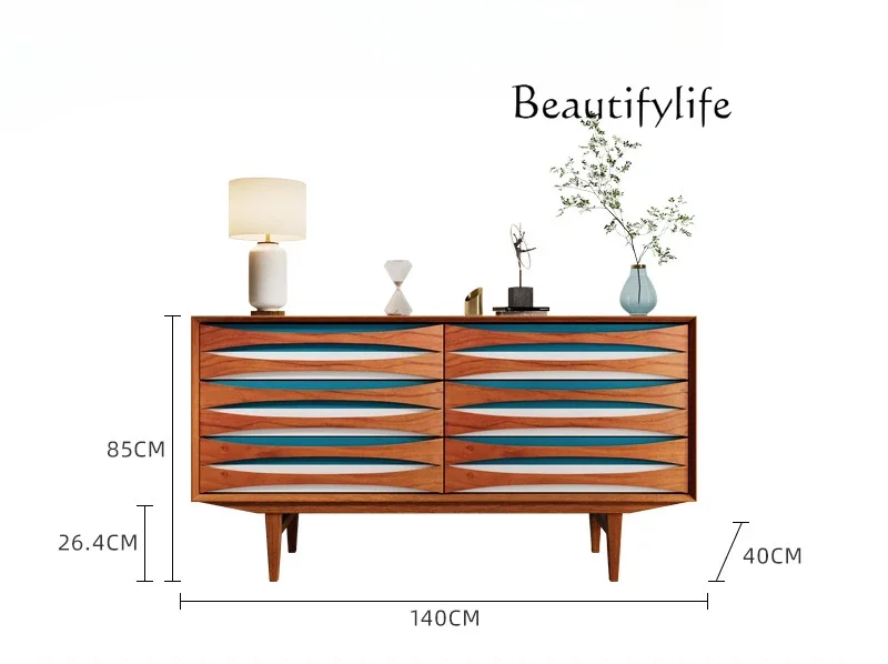 Italian medieval solid wood six-chest cabinet household decorative cabinet with drawers
Italian medieval solid wood six-chest cabinet household decorative cabinet with drawers