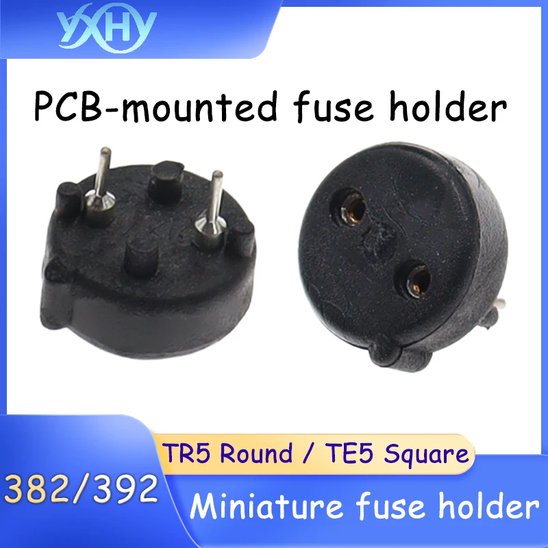 382/392 Mini Fuse Holder PCB Mount Fuse Holder TR5 Round / TE5 Square Fuse Holder
382/392 Mini Fuse Holder PCB Mount Fuse Holder TR5 Round / TE5 Square Fuse Holder