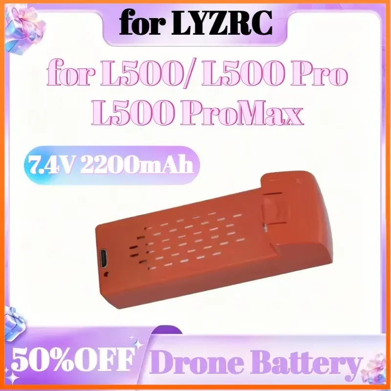 7.4V 2200mAh Drone Battery Accessories Parts for LYZRC L500/ L500 Pro/ L500 ProMax 4K Replacement Drone Battery
7.4V 2200mAh Drone Battery Accessories Parts for LYZRC L500/ L500 Pro/ L500 ProMax 4K Replacement Drone Battery