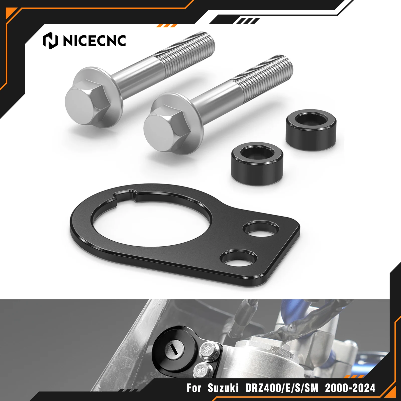 For Suzuki DRZ400SM DRZ400 DRZ 400 SM 2005-2024 2023 2022 Key Ignition Switch Relocation Bracket NICECNC Motorcycle Accessories
For Suzuki DRZ400SM DRZ400 DRZ 400 SM 2005-2024 2023 2022 Key Ignition Switch Relocation Bracket NICECNC Motorcycle Accessories