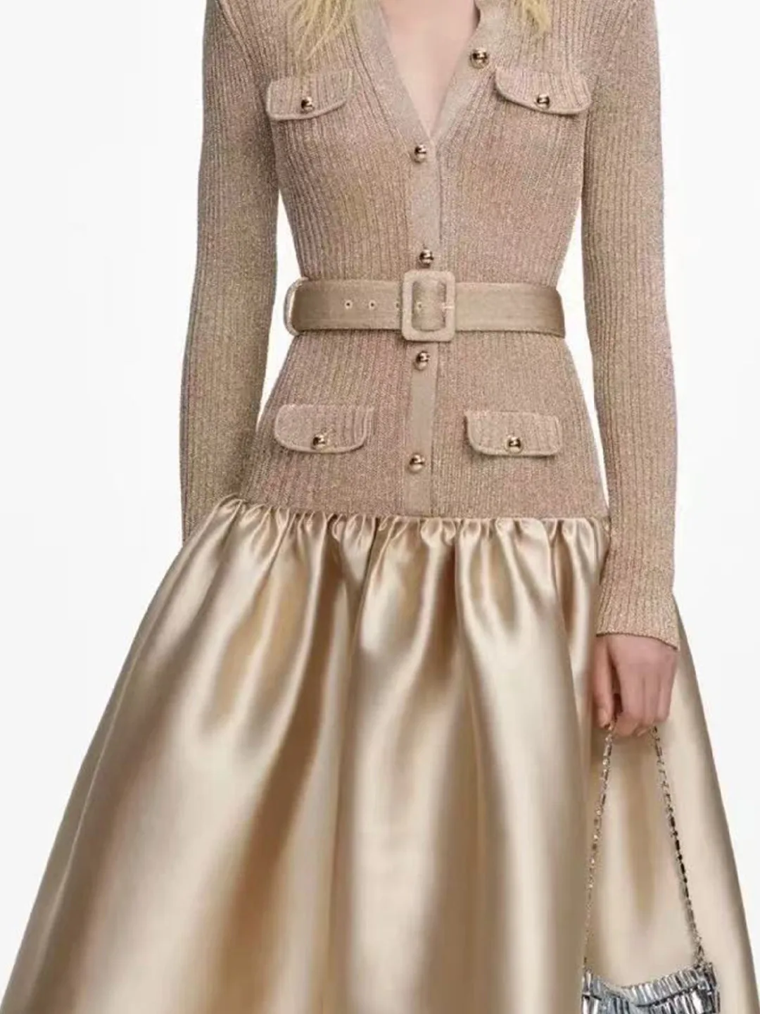 Slimming Long Puffy Skirt Dress with Belt High Waist Cotton Knitted Elegant Style for City Commuting Autumn Winter New Arrival
Slimming Long Puffy Skirt Dress with Belt High Waist Cotton Knitted Elegant Style for City Commuting Autumn Winter New Arrival