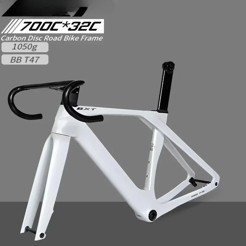 New Road Frame Carbon Fiber Bike 2024 Full Hidden Line Di2 Handlebar T47 Disc Brakes Lightweight Road Bike Frame Set
New Road Frame Carbon Fiber Bike 2024 Full Hidden Line Di2 Handlebar T47 Disc Brakes Lightweight Road Bike Frame Set