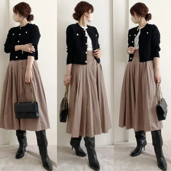 2025 Autumn and Winter New Round Neck Long Sleeved Knitted Cardigan+waist Cinched Pleated Skirt Two-piece Set
2025 Autumn and Winter New Round Neck Long Sleeved Knitted Cardigan+waist Cinched Pleated Skirt Two-piece Set