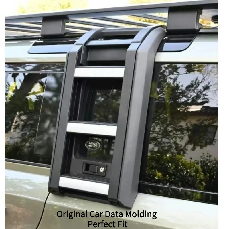Durable foldable roof-mounted side ladder for Defender 90/110/130 4x4 off-road vehicles, aluminum side ladder accessories HS
Durable foldable roof-mounted side ladder for Defender 90/110/130 4x4 off-road vehicles, aluminum side ladder accessories HS