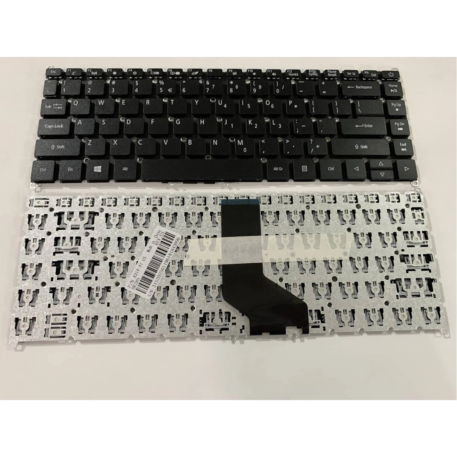 US for ACER A314-31 A314-32 A514-51 A314-21 A314-41 A314-33 TMP40-51 TMP414 Laptop Keyboard
US for ACER A314-31 A314-32 A514-51 A314-21 A314-41 A314-33 TMP40-51 TMP414 Laptop Keyboard