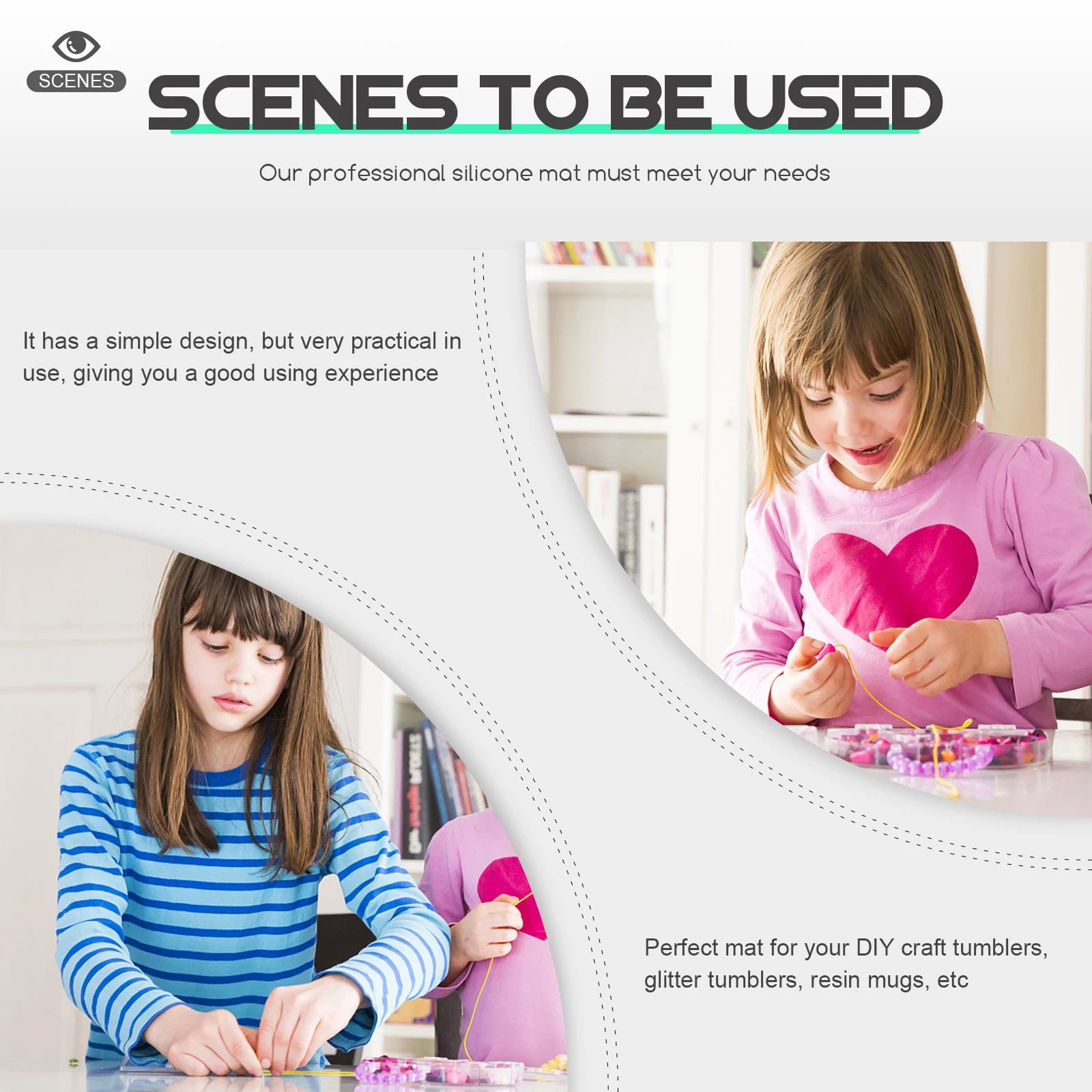 2pcs Epoxy Silicone Mat Diy Crafts Pad Non-Stick Durable Table Protector Silicone Sheet For Jewelry Resin Mugs Tumblers Pastry
2pcs Epoxy Silicone Mat Diy Crafts Pad Non-Stick Durable Table Protector Silicone Sheet For Jewelry Resin Mugs Tumblers Pastry