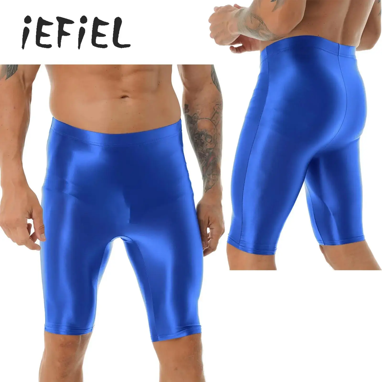 Mens Glossy High Waist Short Leggings Swimsuit Swimwear Stretch Beach Brazilian Bulge Pouch Trunks Swimming Surfing Underwear
Mens Glossy High Waist Short Leggings Swimsuit Swimwear Stretch Beach Brazilian Bulge Pouch Trunks Swimming Surfing Underwear