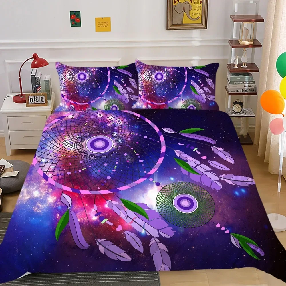 Dreamcatcher Duvet Cover Set Colourful Feather Flowers Sunset Background King Queen Size Comforter Cover for Girls Bedding Set
Dreamcatcher Duvet Cover Set Colourful Feather Flowers Sunset Background King Queen Size Comforter Cover for Girls Bedding Set