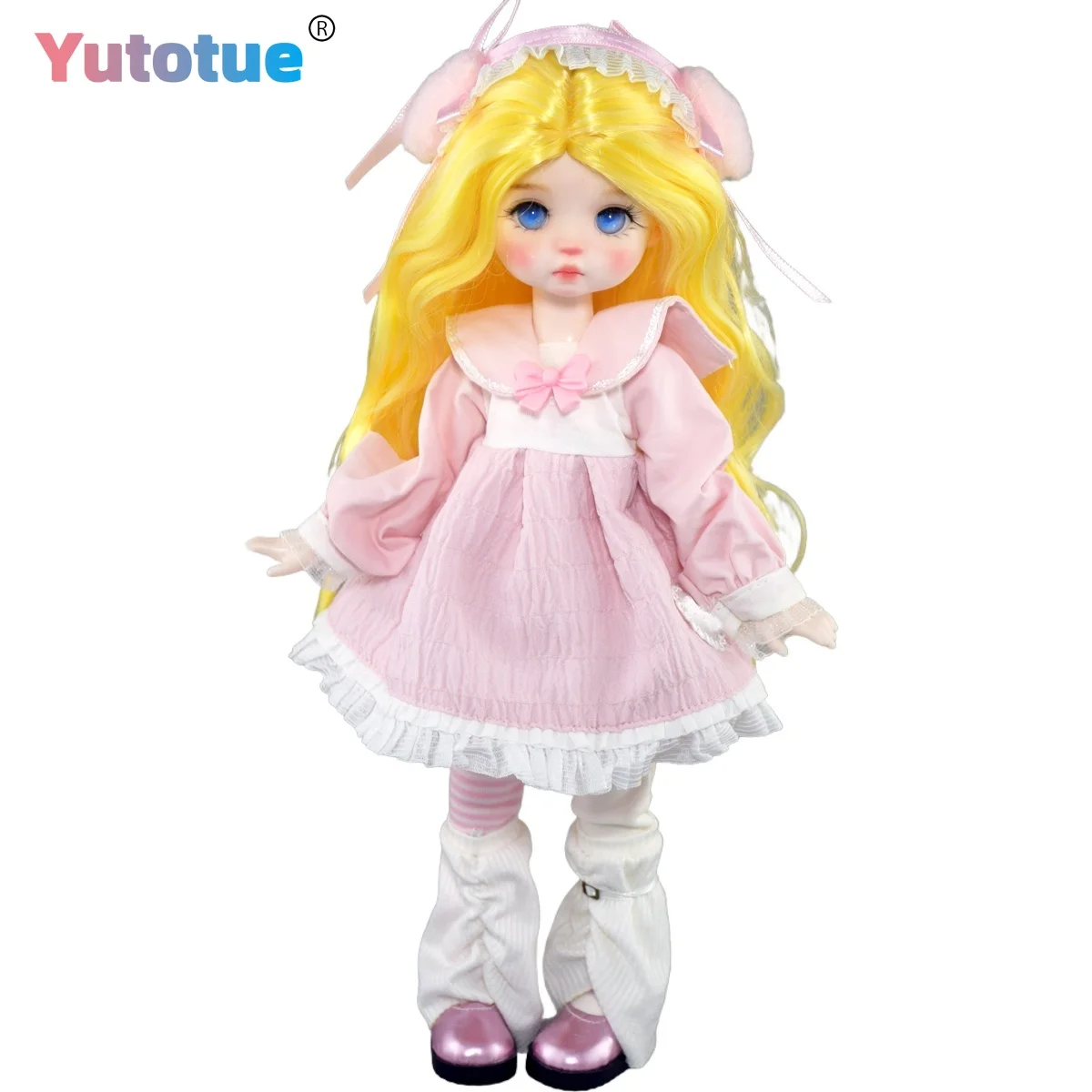 YUTOTUE 12 inch Height Blue Eyes Girl Doll Mini BJD Toy with Removable Curly Yellow Hair Wig Clothes Set Kids Gift
YUTOTUE 12 inch Height Blue Eyes Girl Doll Mini BJD Toy with Removable Curly Yellow Hair Wig Clothes Set Kids Gift