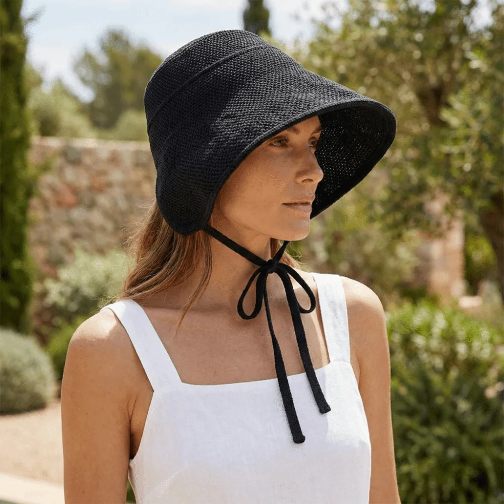 Lace Up Closure Linen Straw Bonnets Geometric Pattern Bow Accent Sun Protection Hat Breathable Cotton Linen Wide Brim Cloche Hat
Lace Up Closure Linen Straw Bonnets Geometric Pattern Bow Accent Sun Protection Hat Breathable Cotton Linen Wide Brim Cloche Hat