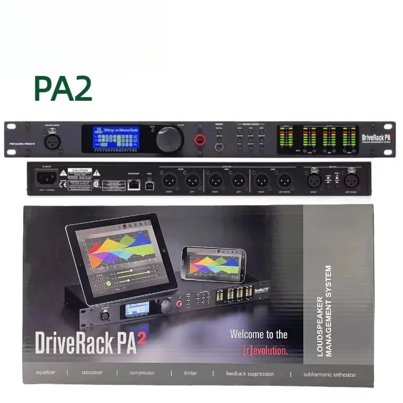 PA2 Driverack 2.6 DSP Metal Audio Processor Digital Audio Effects Processor for Sound Equipment
PA2 Driverack 2.6 DSP Metal Audio Processor Digital Audio Effects Processor for Sound Equipment