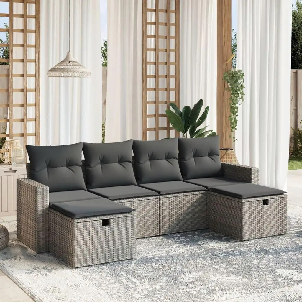 Large Modular Grey Poly Rattan Garden Sofa Set Comfortable Outdoor Seating Furniture for Patio Balcony Deck
Large Modular Grey Poly Rattan Garden Sofa Set Comfortable Outdoor Seating Furniture for Patio Balcony Deck