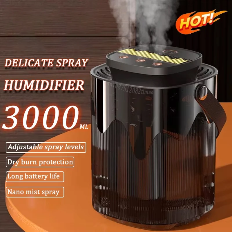 Увлажнитель воздуха 3 л, большой емкости, с 3 распылительными портами, для дома и офиса, диффузор для эфирных масел, сильное распыление, ароматический увлажнитель
Увлажнитель воздуха 3 л, большой емкости, с 3 распылительными портами, для дома и офиса, диффузор для эфирных масел, сильное распыление, ароматический увлажнитель