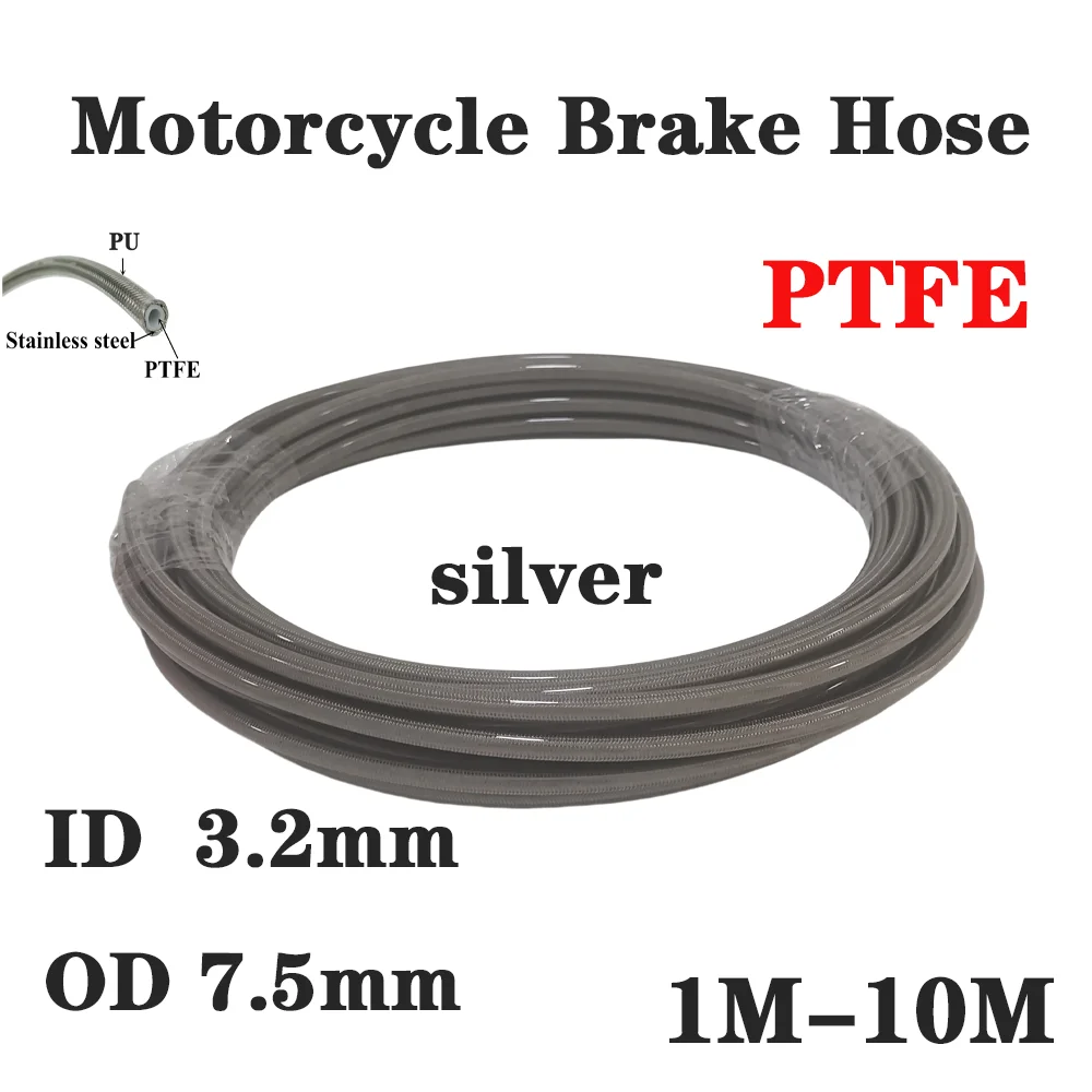 AN3 1M~10M Motorcycle Braided PU Stainless Steel nylon Brake Pipe Line Hose Brake Line Gas Oil Fuel Tube Pipe Racing Brake Hose
AN3 1M~10M Motorcycle Braided PU Stainless Steel nylon Brake Pipe Line Hose Brake Line Gas Oil Fuel Tube Pipe Racing Brake Hose