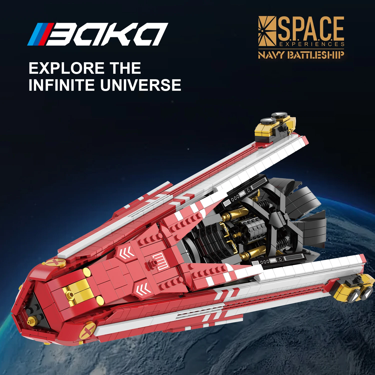 2107PCS Space Navy Battleship Building Blocks Space War Spaceship Model Bricks Desktop Decoration Diy Toy For Kids Holiday Gifts
2107PCS Space Navy Battleship Building Blocks Space War Spaceship Model Bricks Desktop Decoration Diy Toy For Kids Holiday Gifts
