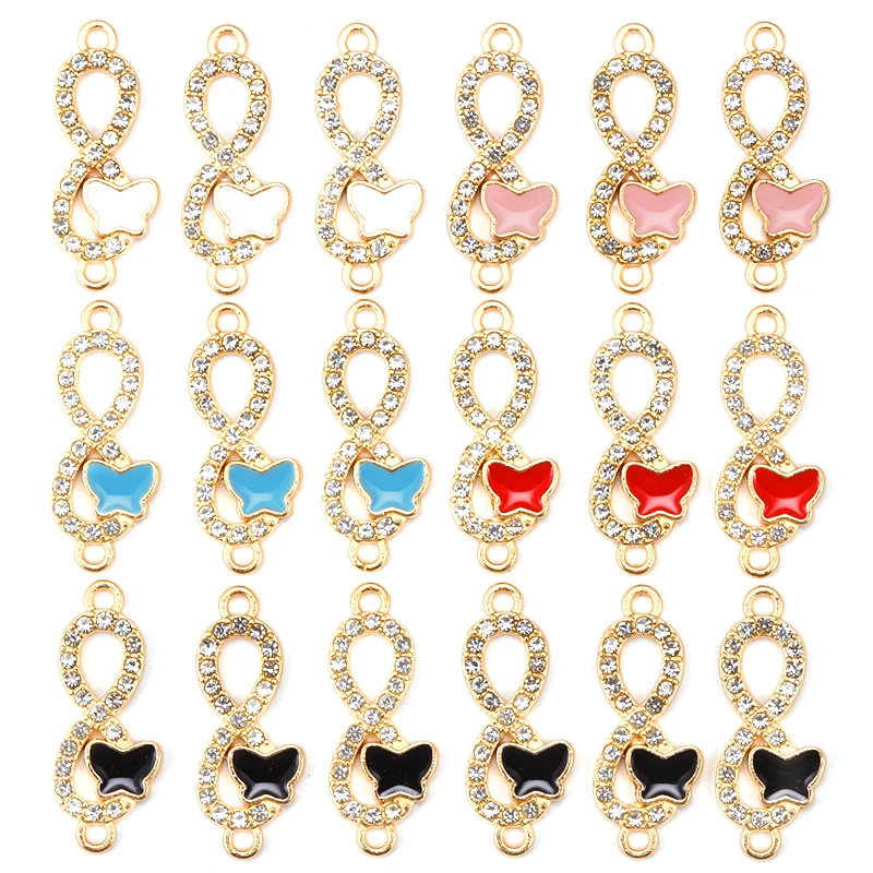 15Pcs 25*13MM Fashion Butterfly Charm Ladies Alloy Metal Pendant Suitable for DIY Necklace Keychain Jewelry Making Accessories
15Pcs 25*13MM Fashion Butterfly Charm Ladies Alloy Metal Pendant Suitable for DIY Necklace Keychain Jewelry Making Accessories