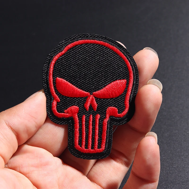 Punk Red Skull Size: 6x4.8cm Patches Clothe Embroidery Iron-On Applique Sewing Supplies Decorative Badges Classic Nostalgia
Punk Red Skull Size: 6x4.8cm Patches Clothe Embroidery Iron-On Applique Sewing Supplies Decorative Badges Classic Nostalgia