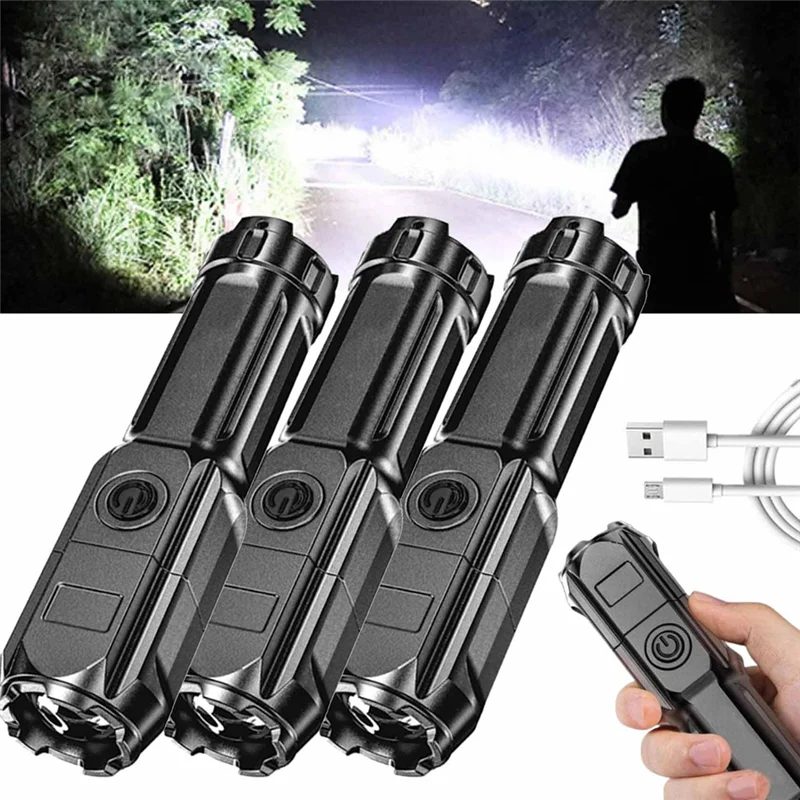 AB33-Peachloft Flashlight,Powerful LED Flashlight Rechargeable Zoomable Torch, High Lumens Super Bright,For Home Camping
AB33-Peachloft Flashlight,Powerful LED Flashlight Rechargeable Zoomable Torch, High Lumens Super Bright,For Home Camping