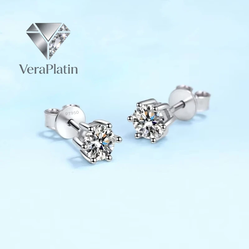 ВераПлатин Свадебные серьги-гвоздики из платины PT950 для женщин, 0.5/1/2 карата, VVS1, цвет D, с муассанитом, подарок на день рождения для девушки
ВераПлатин Свадебные серьги-гвоздики из платины PT950 для женщин, 0.5/1/2 карата, VVS1, цвет D, с муассанитом, подарок на день рождения для девушки
