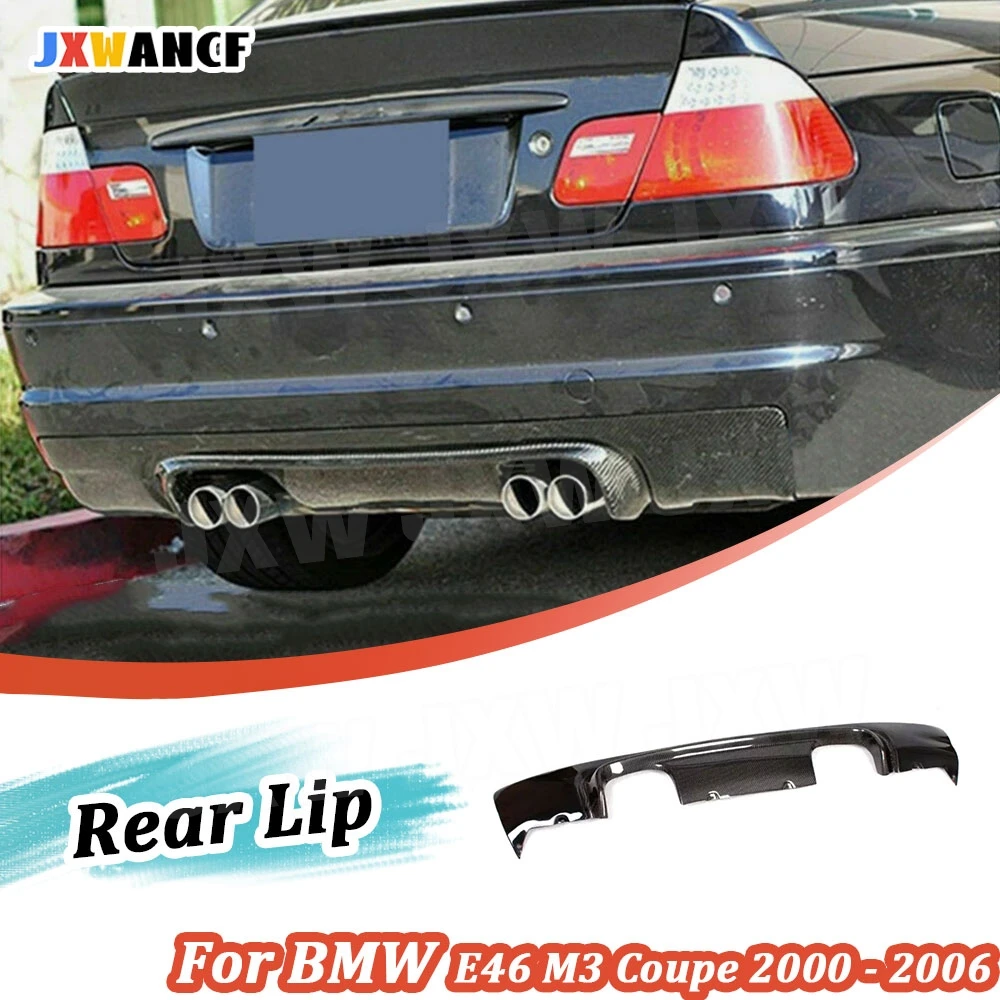 JXWANCF Carbon Fiber for BMW E46 M3 Coupe 2000 - 2006 Car Rear Bumper Lip Diffuser Spoiler FRP Rear Bumper Protection Guard
JXWANCF Carbon Fiber for BMW E46 M3 Coupe 2000 - 2006 Car Rear Bumper Lip Diffuser Spoiler FRP Rear Bumper Protection Guard
