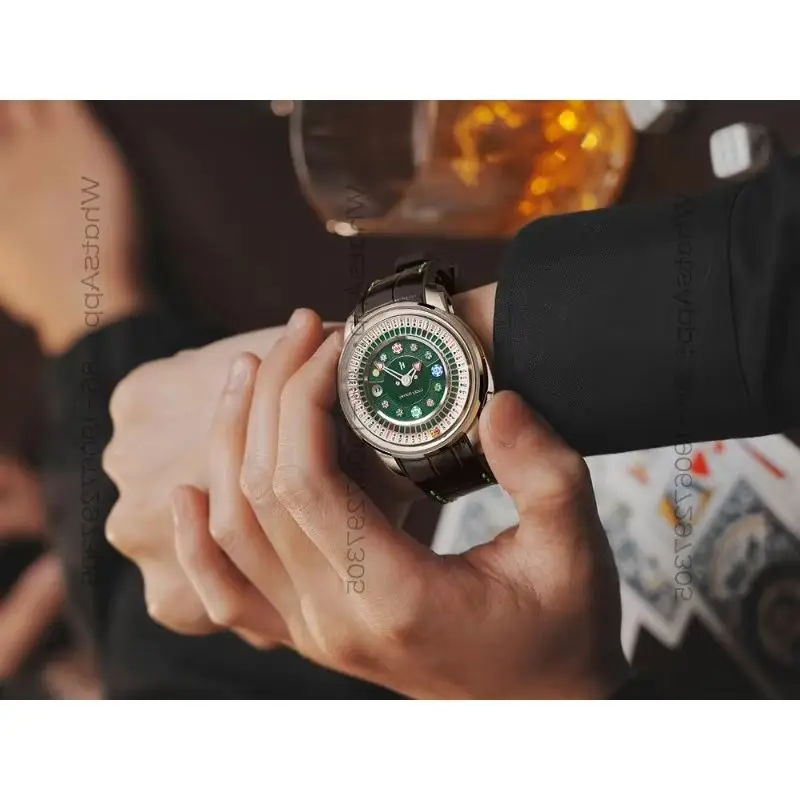 996622 Da Qin Wang Jian LUCKY HARVEY Player Series Poker Roulette Men's Automatic Luminous Mechanical Watch
996622 Da Qin Wang Jian LUCKY HARVEY Player Series Poker Roulette Men's Automatic Luminous Mechanical Watch