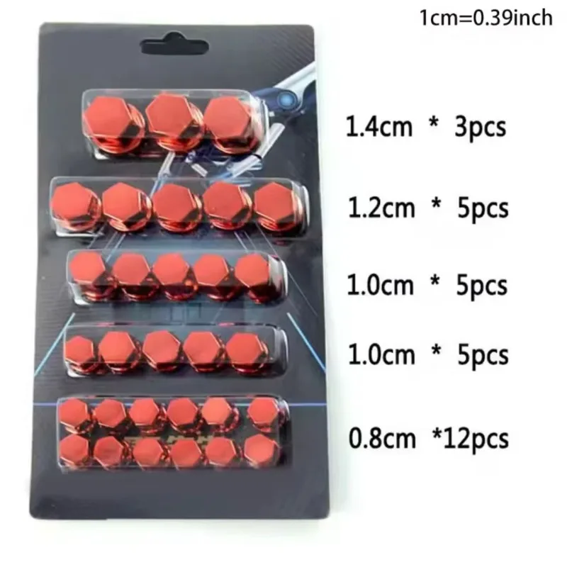 Motorcycle Screw Protective Bolt Caps 30Pcs Exterior Decoration Protecting Cover Motorcycle Modification Tool auto supplies
Motorcycle Screw Protective Bolt Caps 30Pcs Exterior Decoration Protecting Cover Motorcycle Modification Tool auto supplies