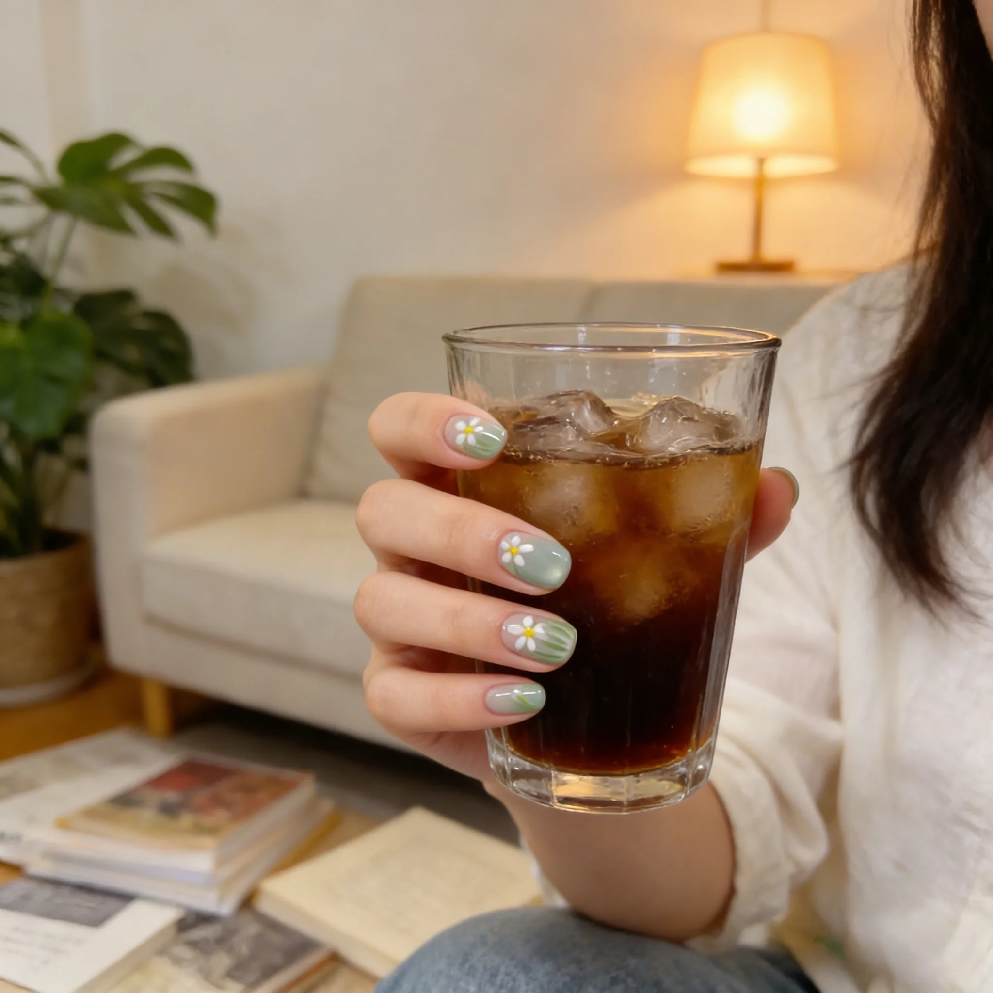 10pcs Narcissus Lily Handmade Nails Painted Floral Cat Eyeh Press on Nail Short Oval Fake Nail for Women&Girl False Nail Art
10pcs Narcissus Lily Handmade Nails Painted Floral Cat Eyeh Press on Nail Short Oval Fake Nail for Women&Girl False Nail Art