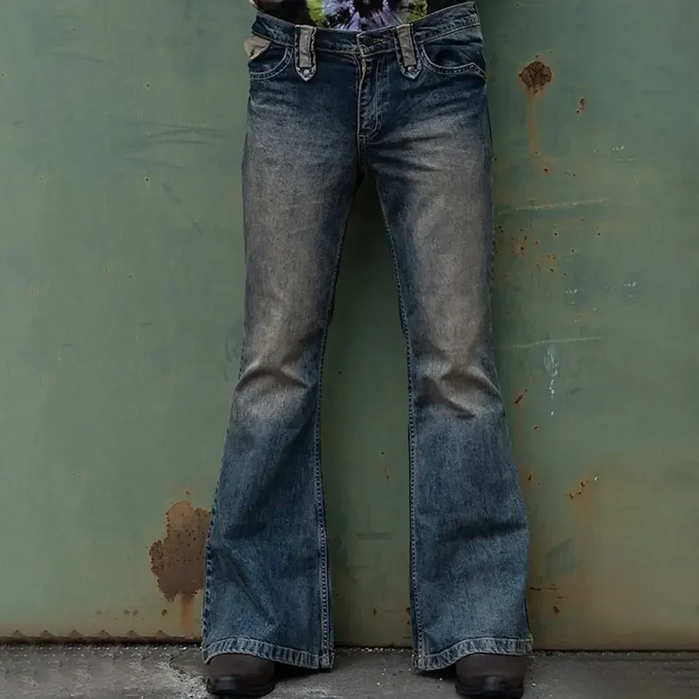 Men Pants Pants Flare High Solid Straight Jeans Street Button Pants Streetwear Fashion High Quality Affordable
Men Pants Pants Flare High Solid Straight Jeans Street Button Pants Streetwear Fashion High Quality Affordable