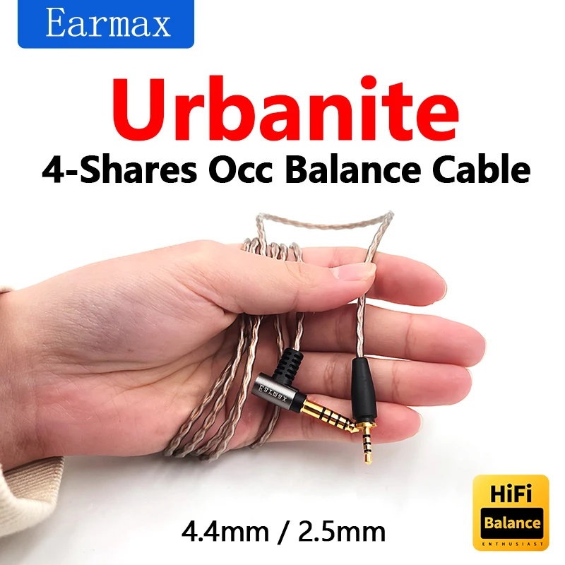 For Sennheiser Urbanite Headsets Replaceable 2.5mm 4.4mm Balanced Single Crystal Copper Upgrade Cable
For Sennheiser Urbanite Headsets Replaceable 2.5mm 4.4mm Balanced Single Crystal Copper Upgrade Cable