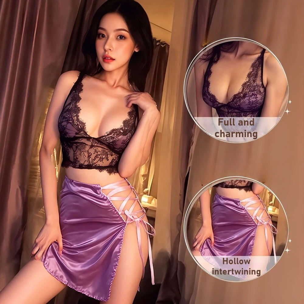 Sexy Qipao Lingerie Set - Deep V Neck Cheongsam with Halter Bikini & Bodycon Pencil Skirt | Asian Style Roleplay Costume
Sexy Qipao Lingerie Set - Deep V Neck Cheongsam with Halter Bikini & Bodycon Pencil Skirt | Asian Style Roleplay Costume