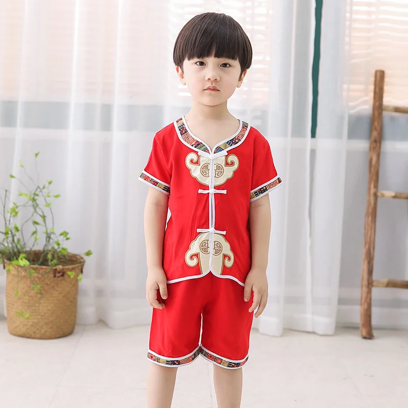 Children's Tang Suit Boys' Ancient Suit 2022 New Chinese Style Children's Wear Baby Short Sleeve Suit Boys Middle and Small
Children's Tang Suit Boys' Ancient Suit 2022 New Chinese Style Children's Wear Baby Short Sleeve Suit Boys Middle and Small
