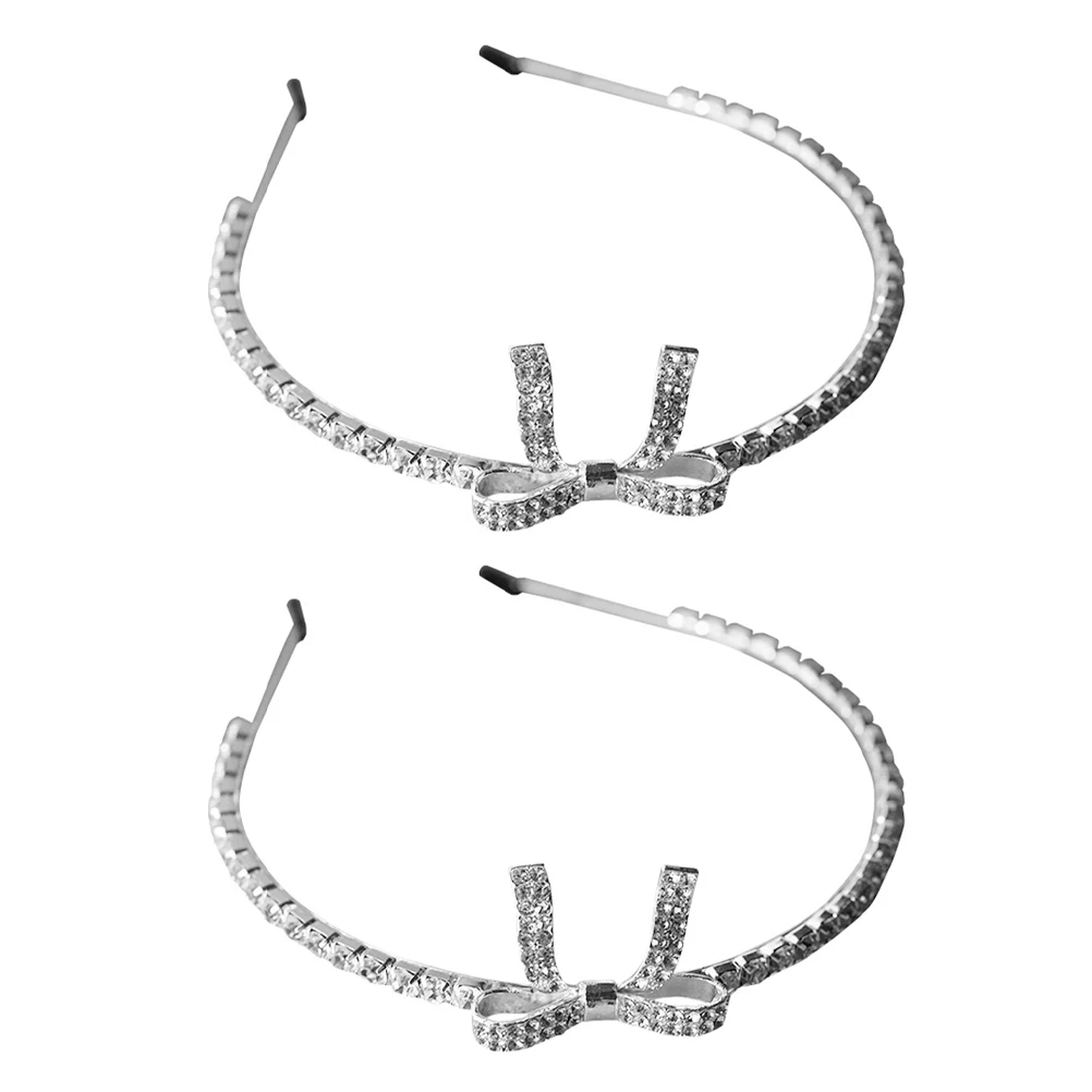 2pcs Rhinestone Bowknot Wedding Hair Rhinestone Bow Headband Accessories Bridesmaid Party Tiara Silver Lightweight Durable
2pcs Rhinestone Bowknot Wedding Hair Rhinestone Bow Headband Accessories Bridesmaid Party Tiara Silver Lightweight Durable