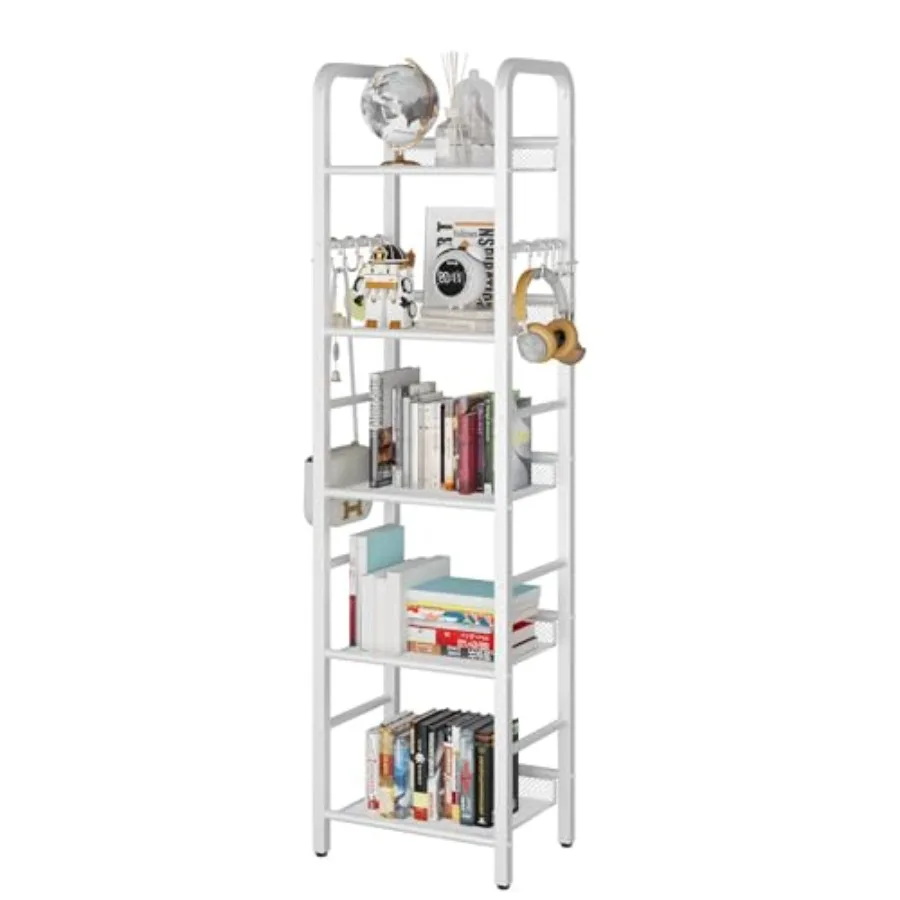 5 Tier Bookshelf Freestanding Bookcase for Living Room Bedroom Home Office Multi-Functional Storage Rack Organizer Display Rack
5 Tier Bookshelf Freestanding Bookcase for Living Room Bedroom Home Office Multi-Functional Storage Rack Organizer Display Rack