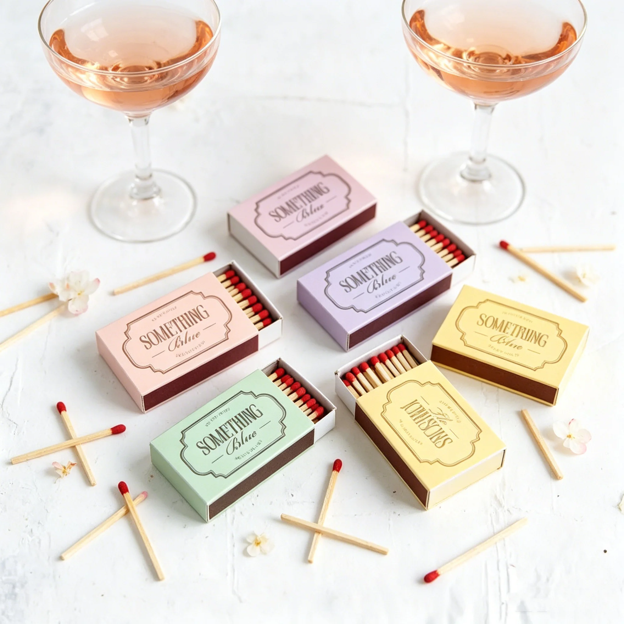 Personalized wedding matchboxes - Custom matches - Elegant table decor for any occasion - wedding guest favors
Personalized wedding matchboxes - Custom matches - Elegant table decor for any occasion - wedding guest favors