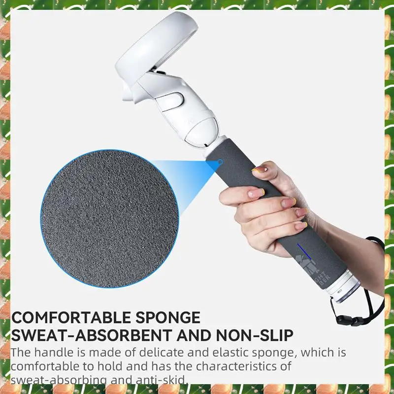 JAJA VR Handle Gamepad Set Gray Plastic Game Accessories For Oculus 2 Light Saber Games Extension Grips Stand For Meta 2 VR
JAJA VR Handle Gamepad Set Gray Plastic Game Accessories For Oculus 2 Light Saber Games Extension Grips Stand For Meta 2 VR