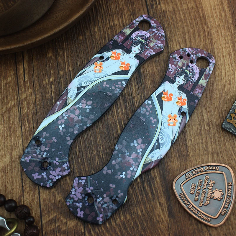 1 Pair Titanium Alloy Handle Scales for Spyderco C81 Para 2 Folding Knives
1 Pair Titanium Alloy Handle Scales for Spyderco C81 Para 2 Folding Knives