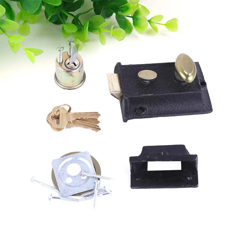 Cast Iron Door Lock Heavy Duty Anti-Theft Surface Mount Lock for Interior Doors Homes Offices Schools
Cast Iron Door Lock Heavy Duty Anti-Theft Surface Mount Lock for Interior Doors Homes Offices Schools