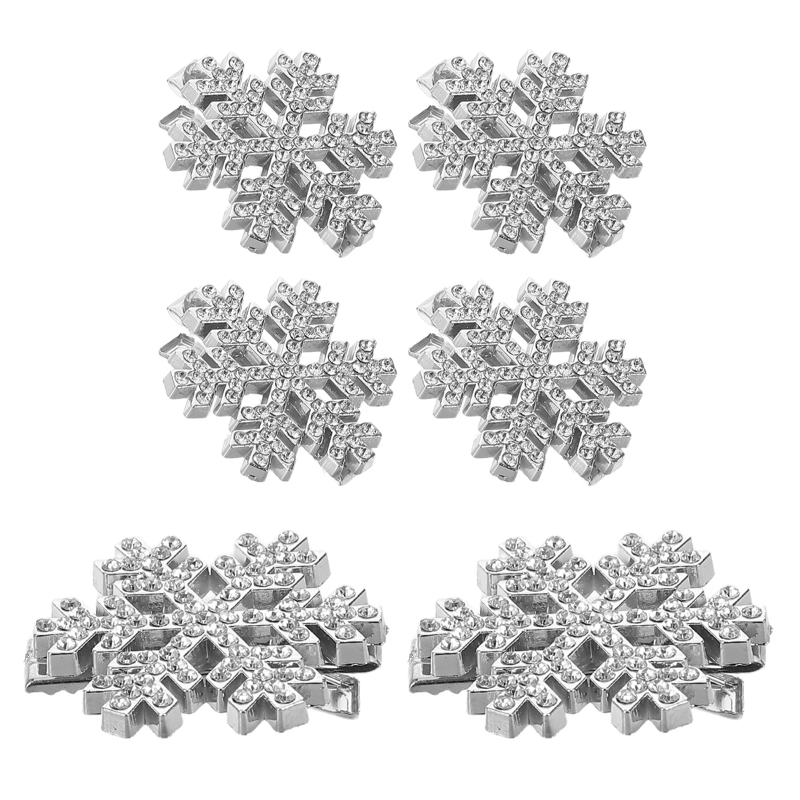 6 Pcs Snow Rhinestone Hair Clip Christmas Metal Alligator Clips Rhinestones Silver Chinese Style 
6 Pcs Snow Rhinestone Hair Clip Christmas Metal Alligator Clips Rhinestones Silver Chinese Style
