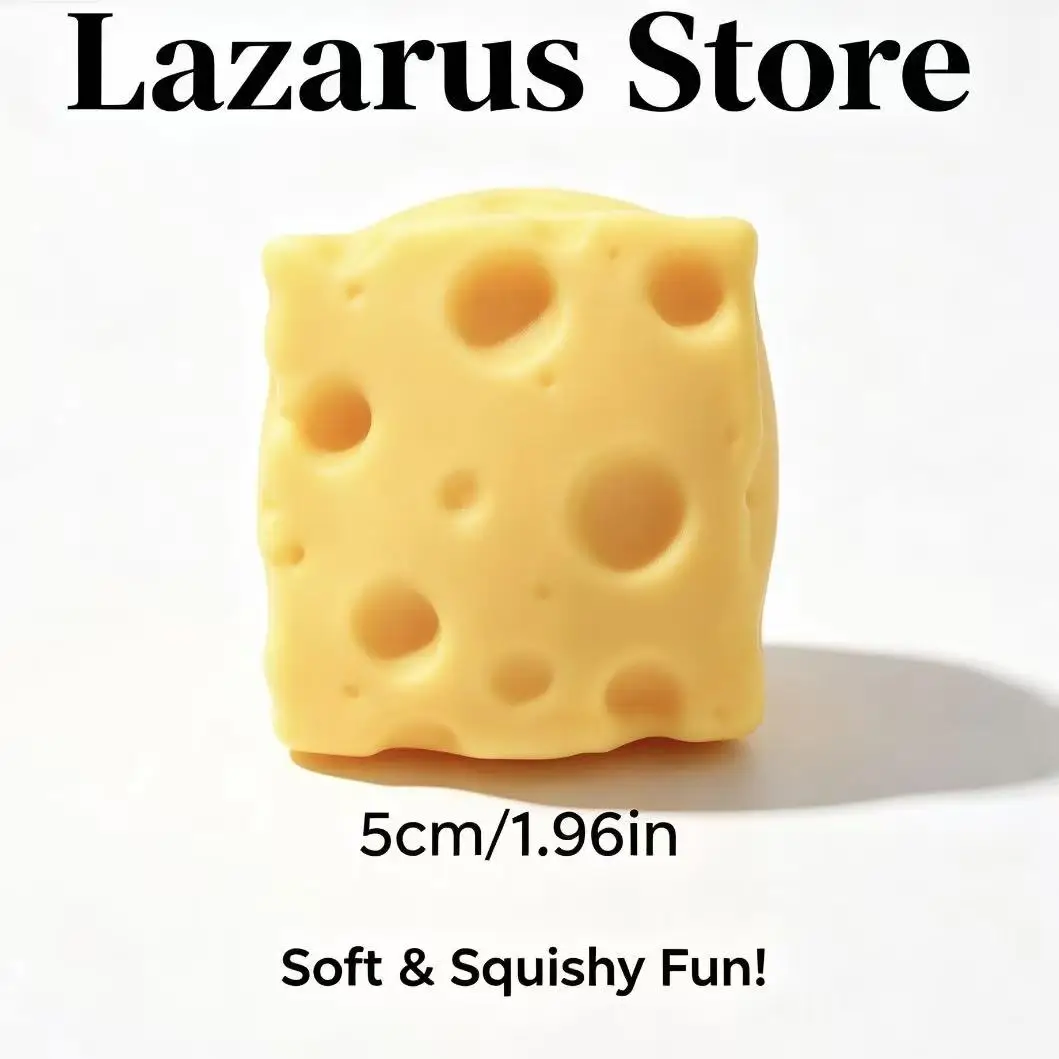 SoftCheeseBlockToy Pinch Le Cheese Decompression Toy Slow Rebound
SoftCheeseBlockToy Pinch Le Cheese Decompression Toy Slow Rebound