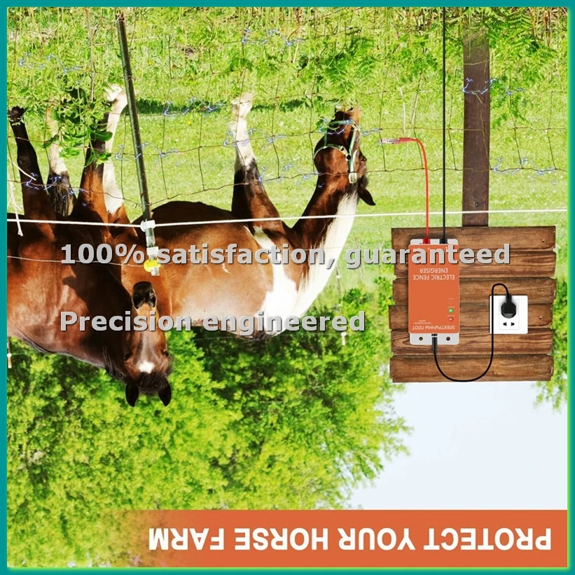 Electronic Pulse Fence 5 Mile Electric Fence Controller Animal Horse Cattle Poultry Farm Alert Livestock Tool EU PLUG-BCBW
Electronic Pulse Fence 5 Mile Electric Fence Controller Animal Horse Cattle Poultry Farm Alert Livestock Tool EU PLUG-BCBW