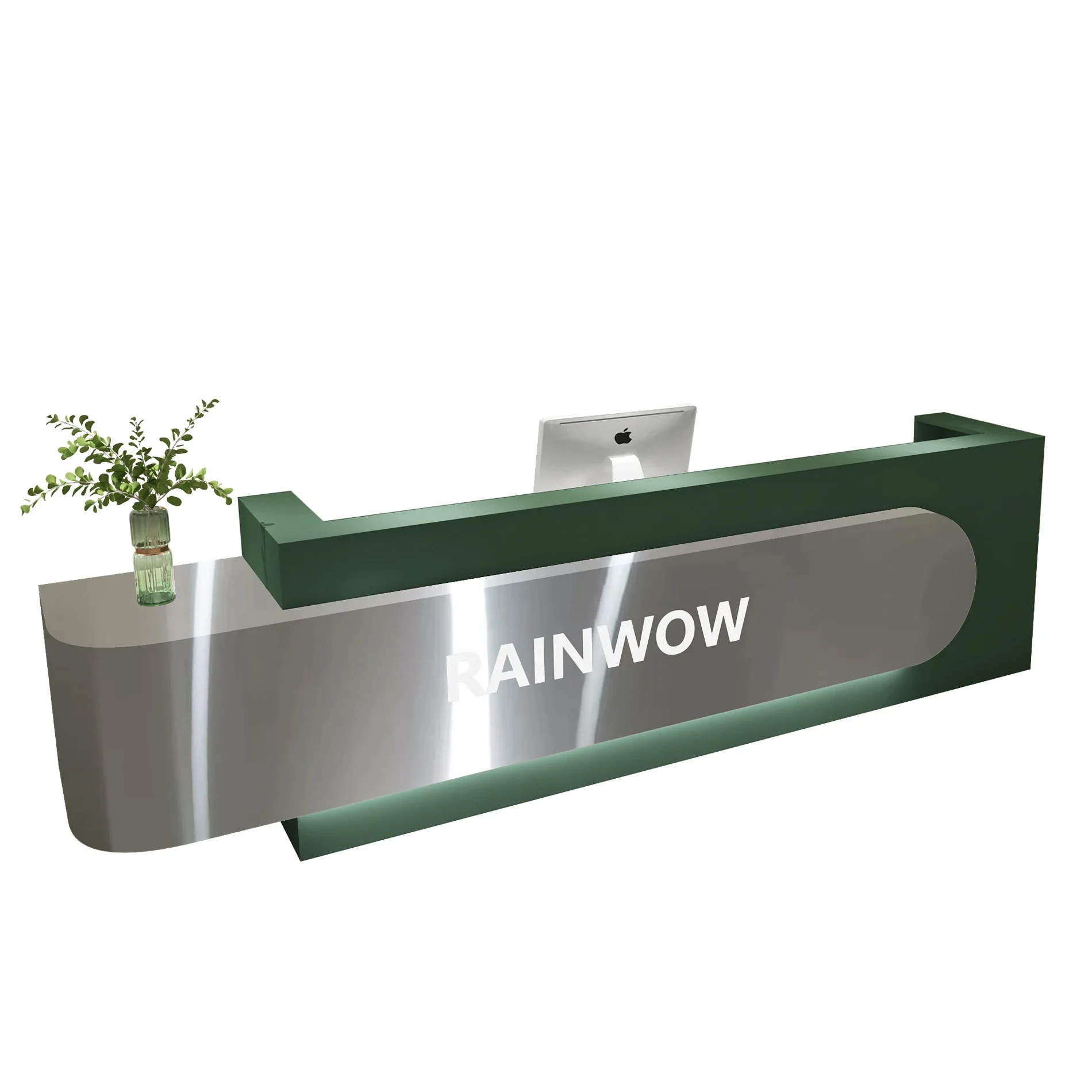 Современная минималистичная стойка ресепшн из нержавеющей стали для салонов красоты, магазинов одежды, отелей, кассовых зон.
Современная минималистичная стойка ресепшн из нержавеющей стали для салонов красоты, магазинов одежды, отелей, кассовых зон.