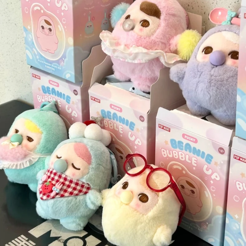 Genuine POPMART Pucky Beanie Bubble Up Series Blind Box Action Figure Pendant Cute Keychain Decor Toy Mystery Box Gift
Genuine POPMART Pucky Beanie Bubble Up Series Blind Box Action Figure Pendant Cute Keychain Decor Toy Mystery Box Gift