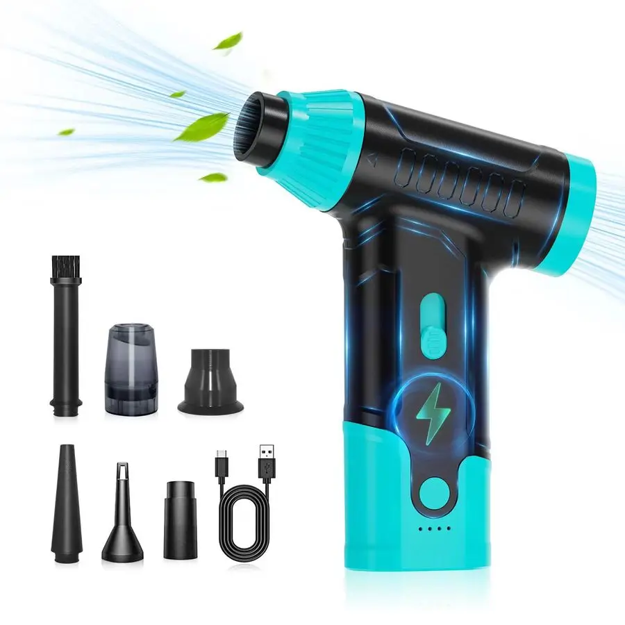 Air Duster Keyboard Cleaner Electric Air Blower Cleaning Kit 150,000 RPM Mini Blower Spray to Dust Off Car, PC, Keyboard, Vacuum
Air Duster Keyboard Cleaner Electric Air Blower Cleaning Kit 150,000 RPM Mini Blower Spray to Dust Off Car, PC, Keyboard, Vacuum