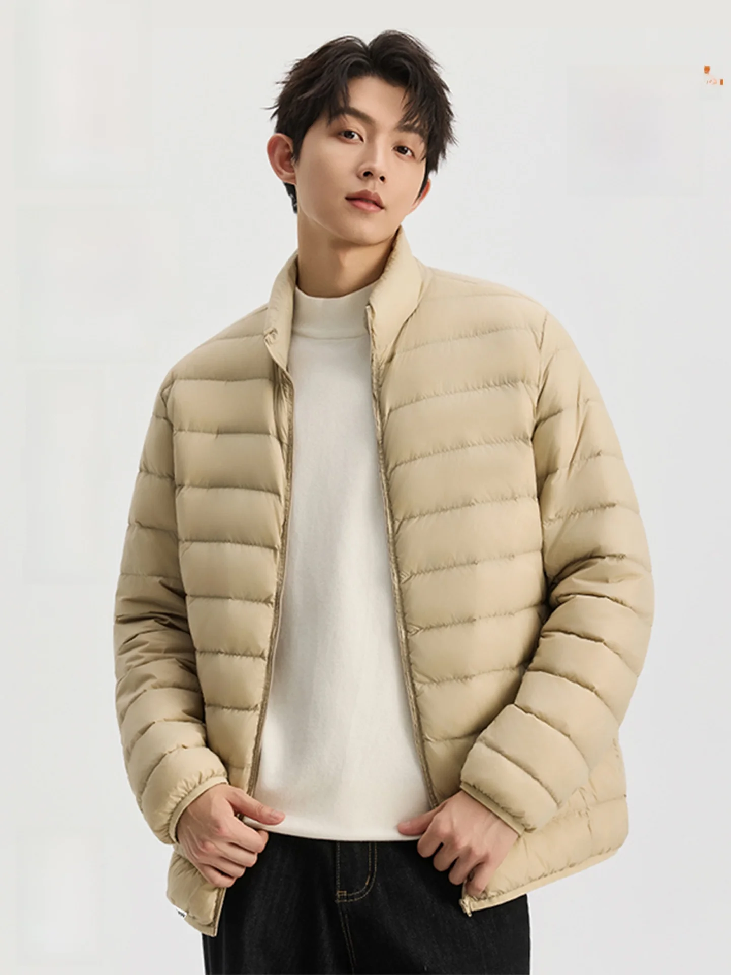 Lightweight Men's down Jaet Thin Warmth Inner Winter Coat Du down Filling Youthful Sle Regular Fit
Lightweight Men's down Jaet Thin Warmth Inner Winter Coat Du down Filling Youthful Sle Regular Fit