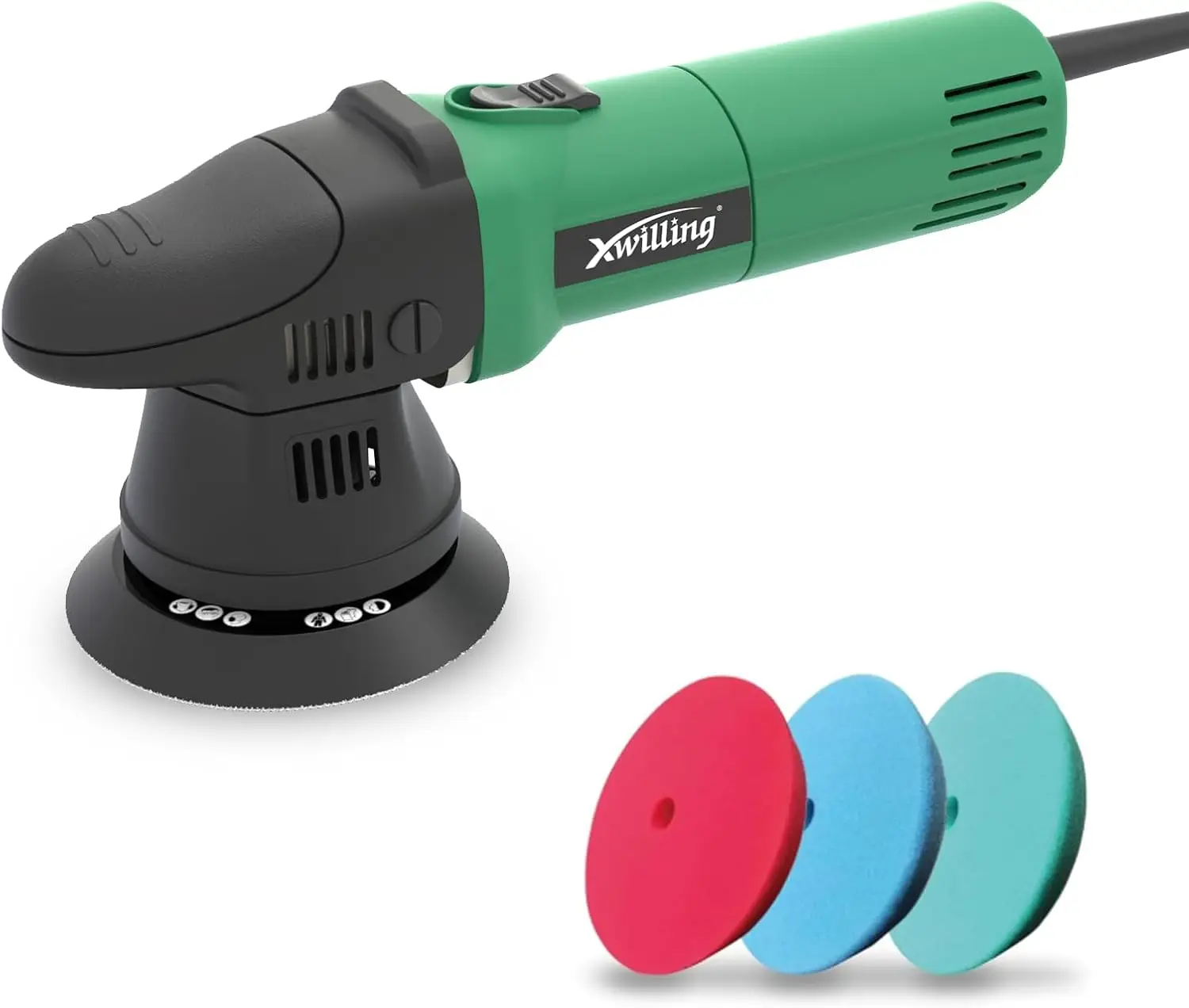 5-Inch 8MM Dual Action Random Orbital Car Polisher, 6 Variable Speed 1800-4500 RPM, Car Detailing Kit for Polishing and Waxing
5-Inch 8MM Dual Action Random Orbital Car Polisher, 6 Variable Speed 1800-4500 RPM, Car Detailing Kit for Polishing and Waxing