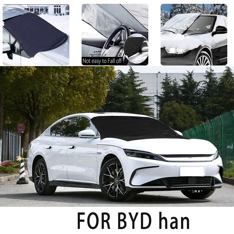 Carsnow cover front cover for FOR BYD han snowprotection heat insulation shade Sunscreen wind Frost prevention car accessories
Carsnow cover front cover for FOR BYD han snowprotection heat insulation shade Sunscreen wind Frost prevention car accessories