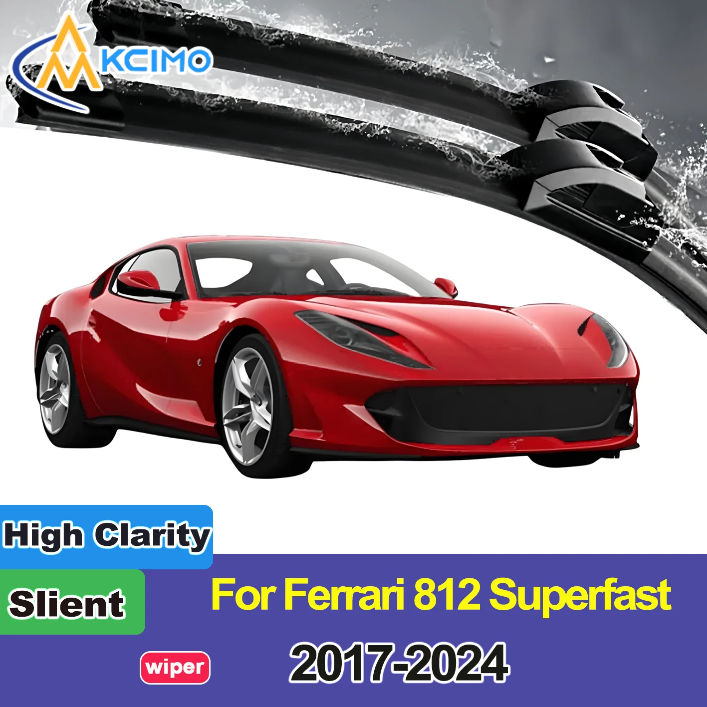 2PCS New Front Windshield Wiper Blade for Ferrari 812 Superfast F152M 2017-2024 Front Windshield Auto Wipers Blade Accessories
2PCS New Front Windshield Wiper Blade for Ferrari 812 Superfast F152M 2017-2024 Front Windshield Auto Wipers Blade Accessories